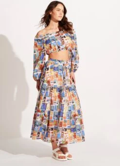 On Vacation Skirt - Azure -Fashion Swimwear Store 54991 SK Azure 5