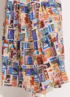 On Vacation Skirt - Azure -Fashion Swimwear Store 54991 SK Azure 7