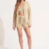 Marl Knit Cardigan - Sand -Fashion Swimwear Store 55000 KN Sand 3