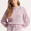 Marl Knit Jumper - Lilac -Fashion Swimwear Store 55038 KN Lilac 4