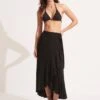 The Wrap Skirt - Black -Fashion Swimwear Store 55048 SK Black 4