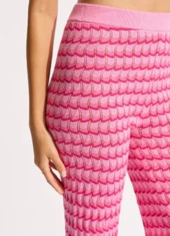 Carnaby Knit Pant - Fuchsia Rose -Fashion Swimwear Store 55082 KN FuchsiaRos 6