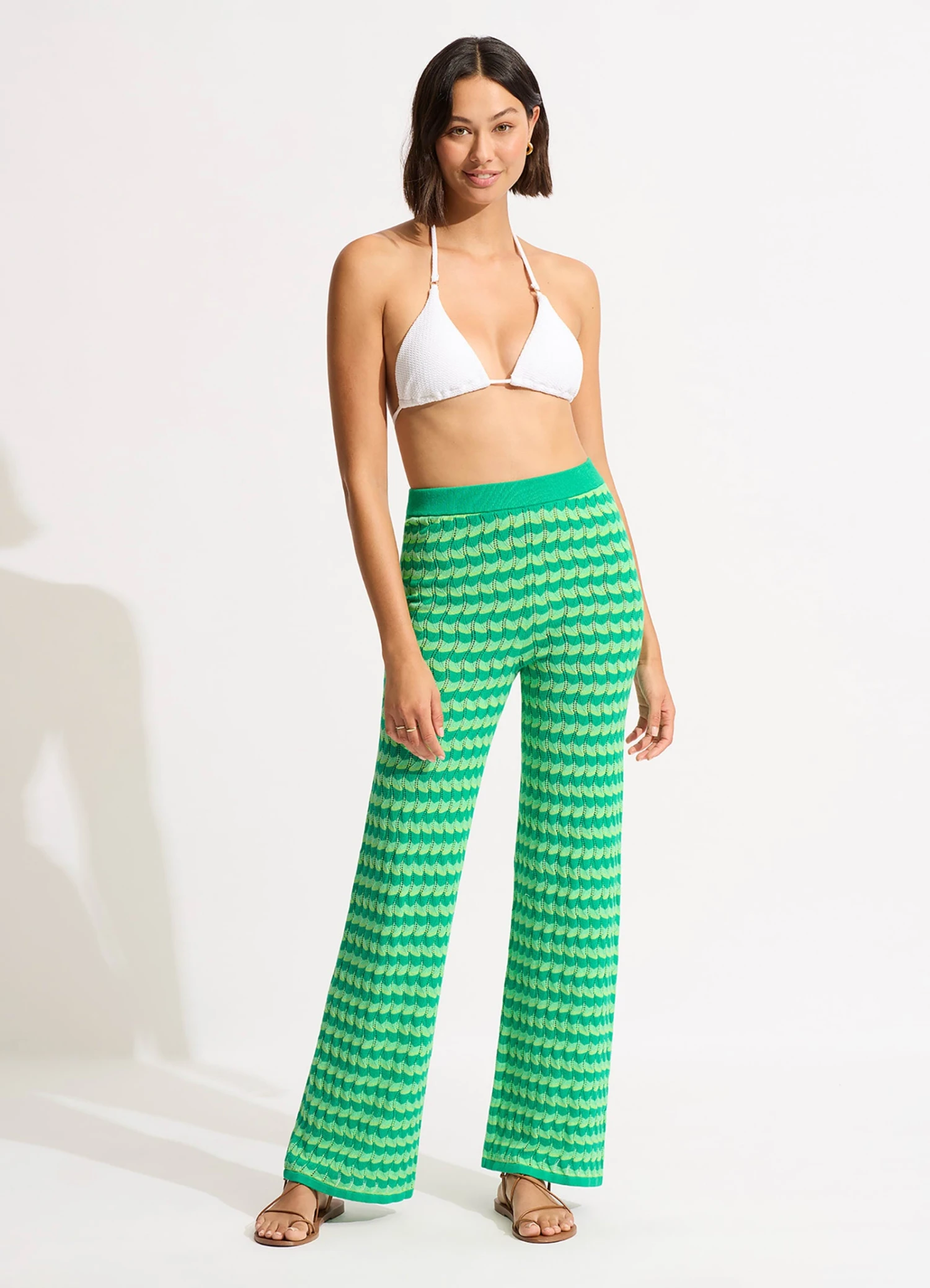 Carnaby Knit Pant - Jade 4 Carnaby Knit Pant - Jade - Image 2