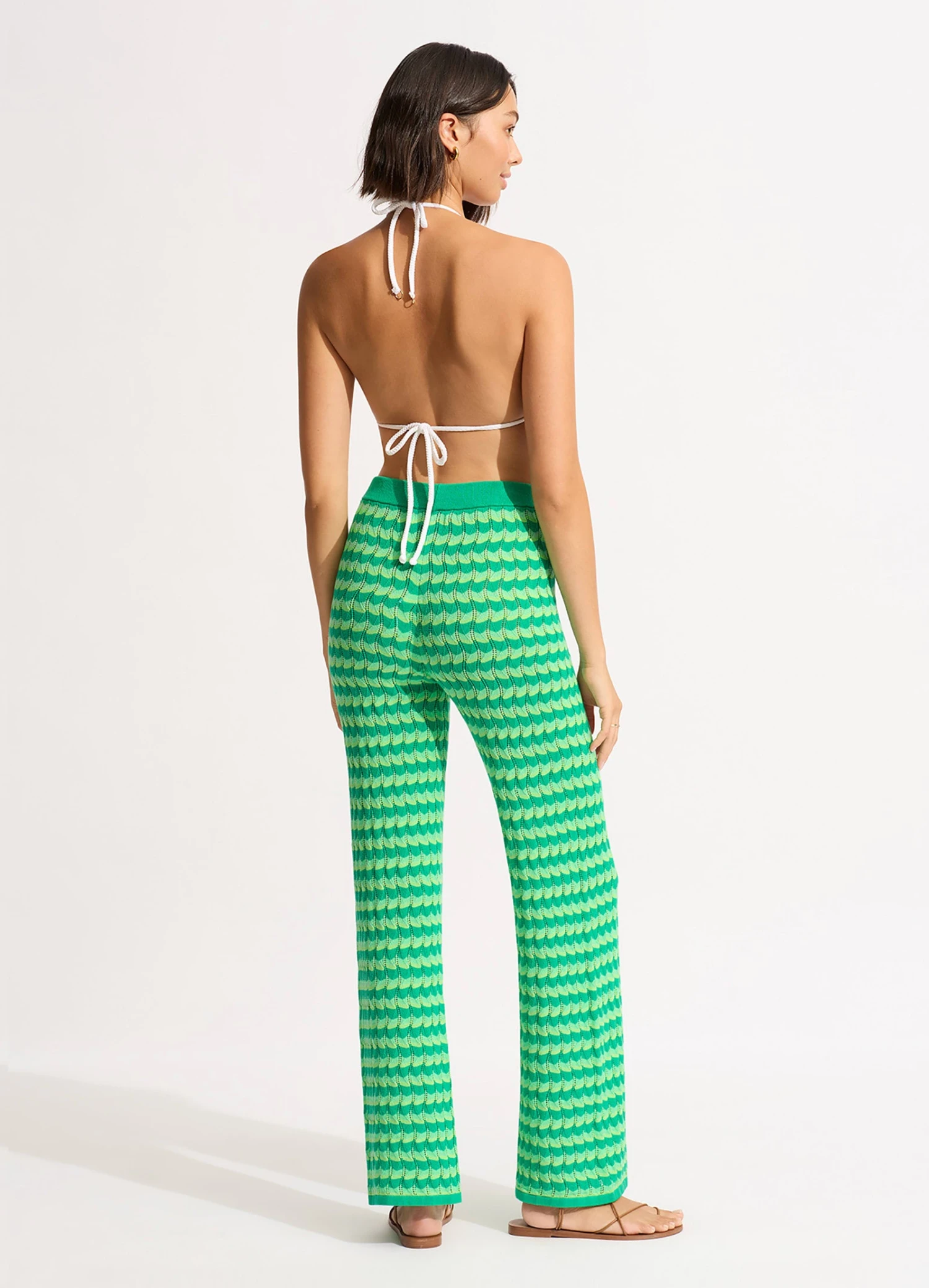 Carnaby Knit Pant - Jade 6 Carnaby Knit Pant - Jade - Image 4