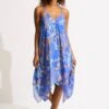 Eden Scarf Dress - Azure -Fashion Swimwear Store 55084 DR Azure 3