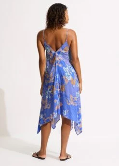 Eden Scarf Dress - Azure -Fashion Swimwear Store 55084 DR Azure 5