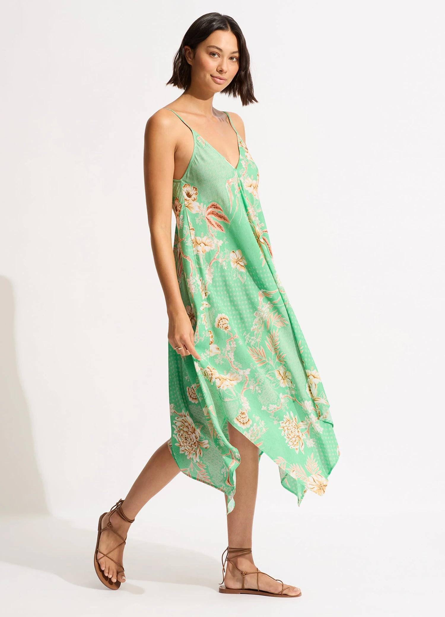 Eden Scarf Dress - Mint 4 Eden Scarf Dress - Mint - Image 2