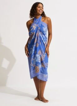 Eden Sarong - Azure -Fashion Swimwear Store 55085 SG Azure 9
