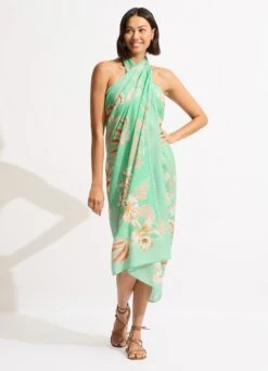 Eden Sarong - Mint -Fashion Swimwear Store 55085 SG Mint 7