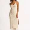 Maxi Knit Cover Up - Natural -Fashion Swimwear Store 55088 KN Natural 3