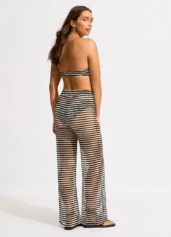 Mesh Effect Pant - Black -Fashion Swimwear Store 55094 PA Black 5