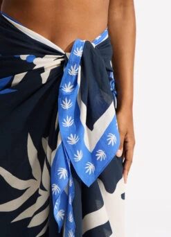 La Palma Sarong - True Navy -Fashion Swimwear Store 55101 SG True 20Navy 6