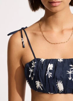 La Palma Crop Top - True Navy -Fashion Swimwear Store 55102 TO True 20Navy 7