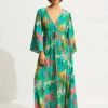 Tropica Maxi Dress - Jade -Fashion Swimwear Store 55115 DR Jade 3