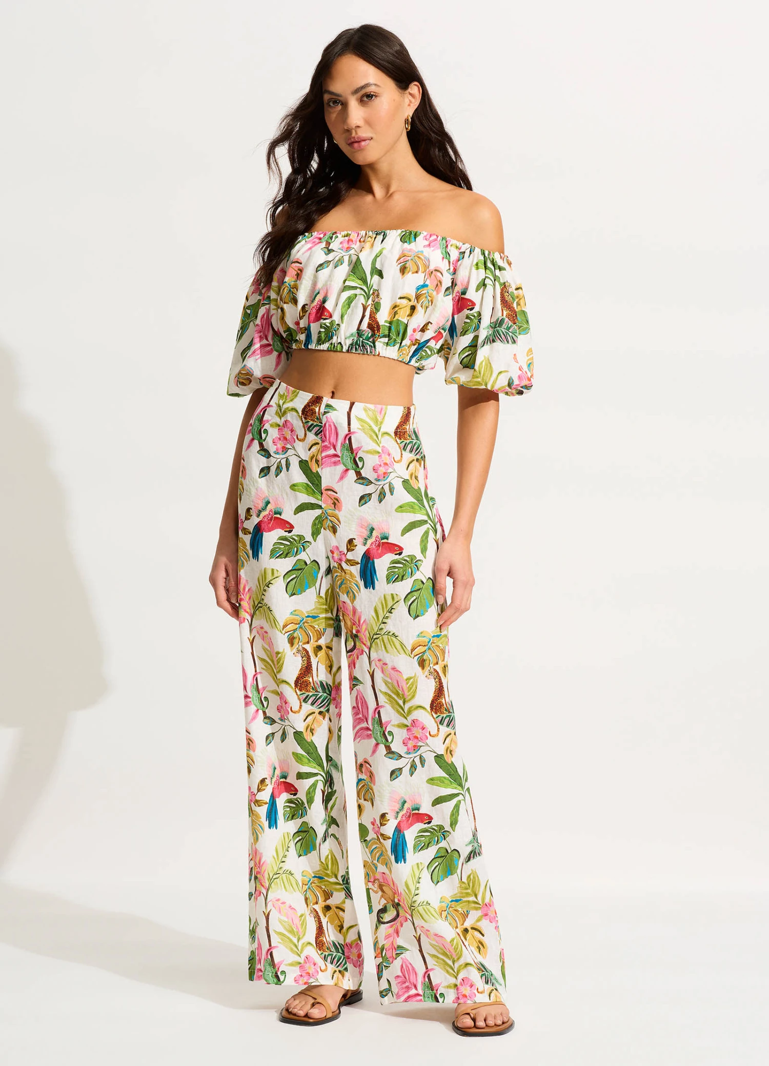 Tropica Off-Shoulder Top - Ecru 4 Tropica Off-Shoulder Top - Ecru - Image 2