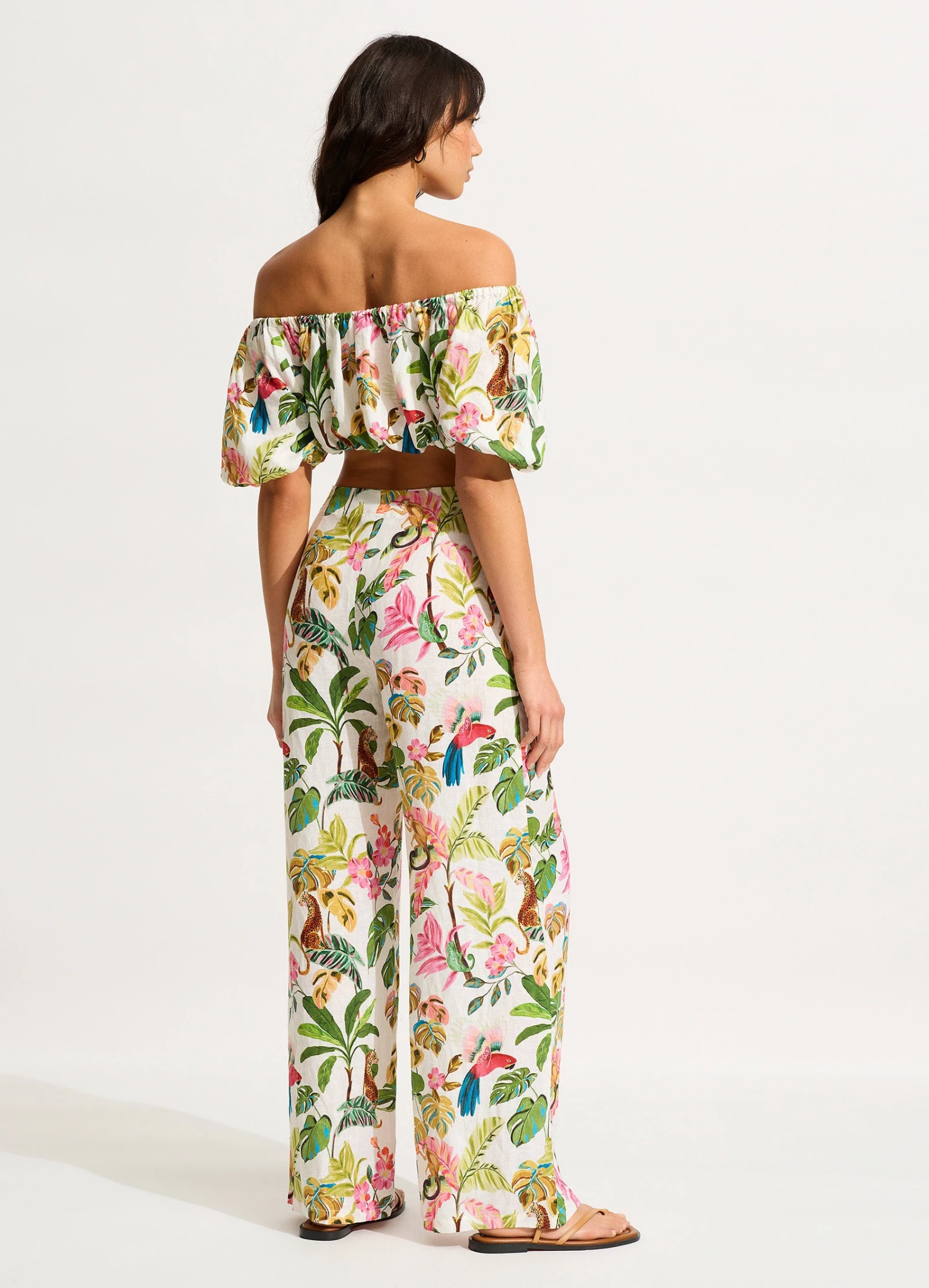 Tropica Off-Shoulder Top - Ecru 6 Tropica Off-Shoulder Top - Ecru - Image 4