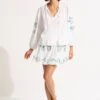 Eden Embroidery Top - White -Fashion Swimwear Store 55129 TO White 3