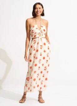 La Palma Maxi Dress - Tamarillo