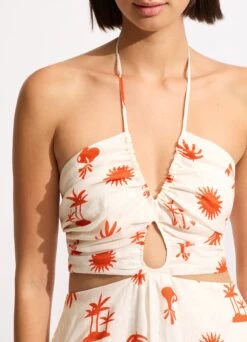 La Palma Maxi Dress - Tamarillo -Fashion Swimwear Store 55133 DR Tamarillo 6
