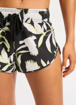 Birds Of Paradise Boardshort - Black -Fashion Swimwear Store 60295 103 Black 7