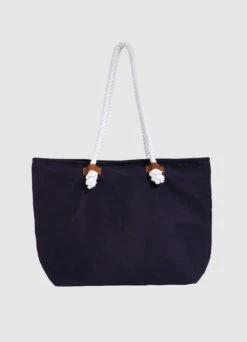 Ship Sail Tote Bag - Indigo 8 Ship Sail Tote Bag - Indigo -Fashion Swimwear Store 71147 BG Indigo 2