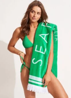 High Tide Towel - Jade 11 High Tide Towel - Jade -Fashion Swimwear Store 71733 TL Jade 6