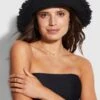 Fringe Bucket Hat - Black -Fashion Swimwear Store 71784 HT Black 1 4d141ce4 4ef6 4d64 8635 e4081c599943