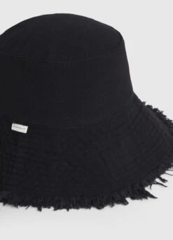 Fringe Bucket Hat - Black -Fashion Swimwear Store 71784 HT Black 3 308320c8 9bee 4ad8 bb64 a4af16b224f0