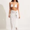 Textured Cotton Beach Wrap - White -Fashion Swimwear Store 71830 White 1 8e0313a3 d392 4b00 ac0d 0b81664be328