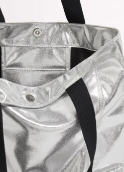Metallic Tote - Silver -Fashion Swimwear Store 71857 BG Silver 4
