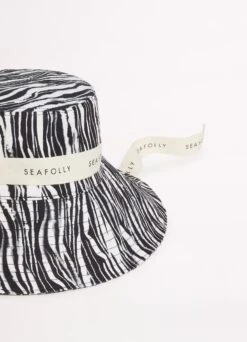 Zahara Bucket Hat - Black -Fashion Swimwear Store 71859 HT Black 4