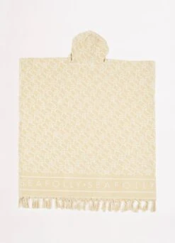 SF Monogram Towel Poncho - Natural -Fashion Swimwear Store 71867 TL Natural 8