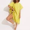 SF Monogram Towel Poncho - Wild Lime -Fashion Swimwear Store 71867 TL Wild 20Lime 1