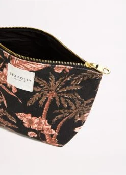 Castaway Canvas Pouch - Black 9 Castaway Canvas Pouch - Black -Fashion Swimwear Store 71882 BG Black 4