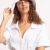 Capri Bucket Hat - White 1 Capri Bucket Hat - White -Fashion Swimwear Store 71891 HT White 1