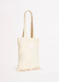 Waffle Towel & Tote Set - Sand -Fashion Swimwear Store 71897 TL Sand 3