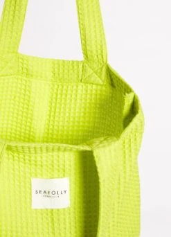 Waffle Towel & Tote Set - Wild Lime -Fashion Swimwear Store 71897 TL Wild 20Lime 5