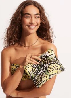 Take Flight Bikini Bag - Wild Lime