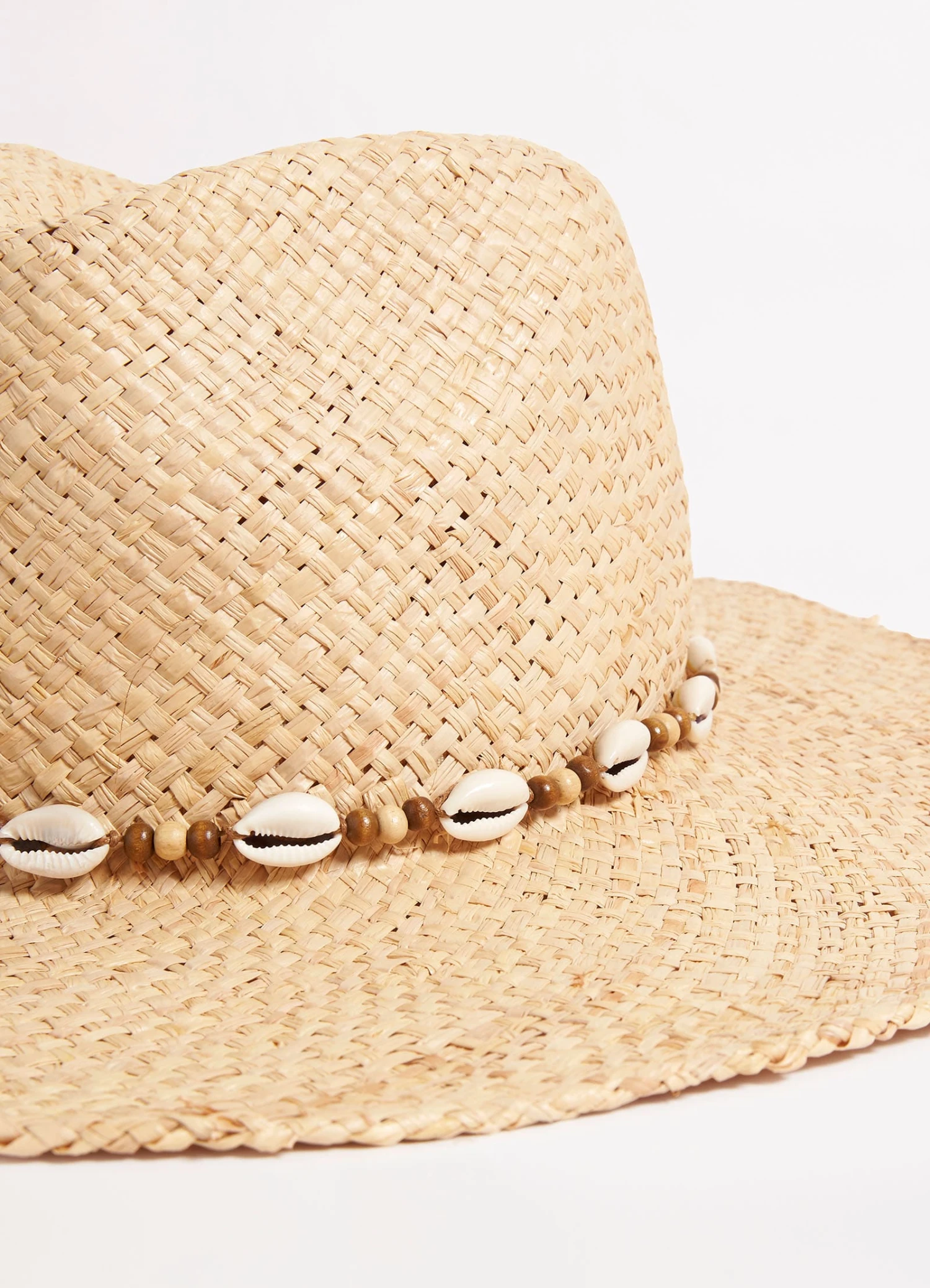 Raffia Cowgirl Hat - Natural 5 Raffia Cowgirl Hat - Natural - Image 3