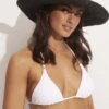 Coastal Raffia Hat - Black -Fashion Swimwear Store 71914 HT Black 1