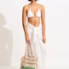 Logo Woven Tote - Natural -Fashion Swimwear Store 71927 BG Natural 5