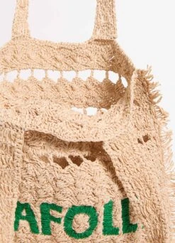 Logo Woven Tote - Natural -Fashion Swimwear Store 71927 BG Natural 8