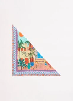 On Vacation Scarf - Azure -Fashion Swimwear Store 71932 Azure 6