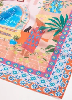 On Vacation Scarf - Azure -Fashion Swimwear Store 71932 Azure 7