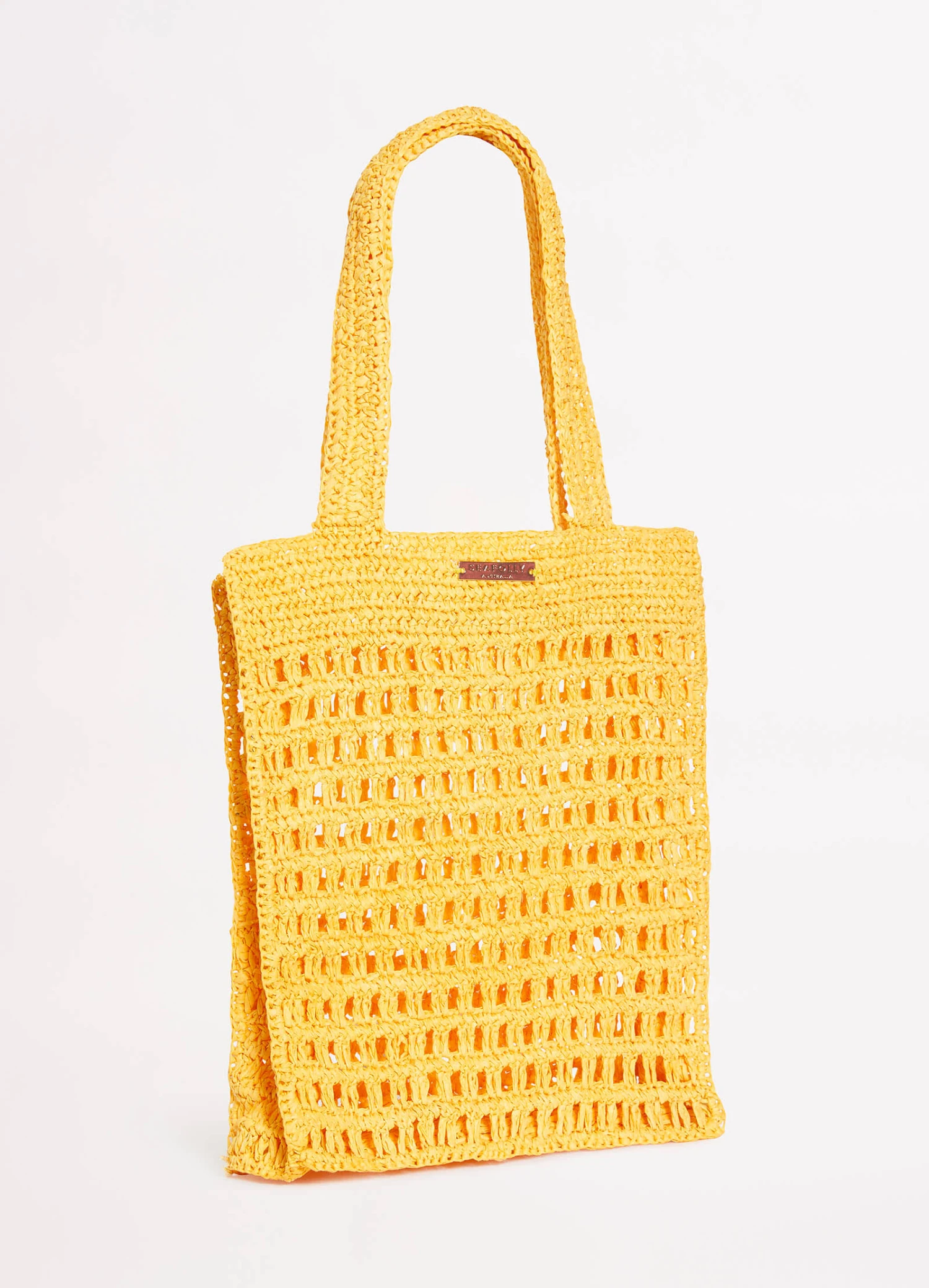 Casa Woven Tote Bag - Sunflower 4 Casa Woven Tote Bag - Sunflower - Image 2