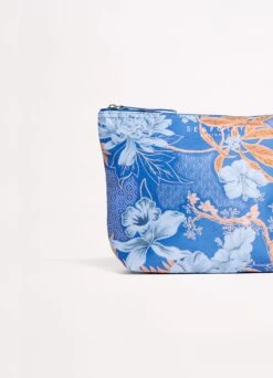 Eden Zip Pouch - Azure -Fashion Swimwear Store 71981 BG Azure 4
