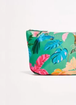 Tropica Zip Pouch - Jade -Fashion Swimwear Store 71989 BG Jade 4